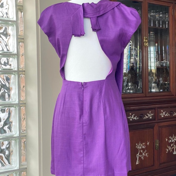BCBG MaxAzria Runway Orchid Dress, size 4 - Picture 2 of 9